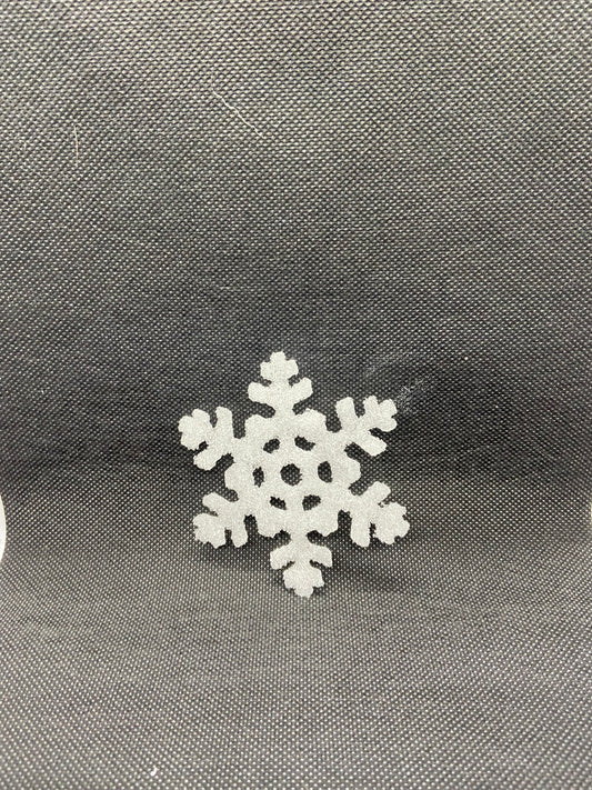 Small white snowflake